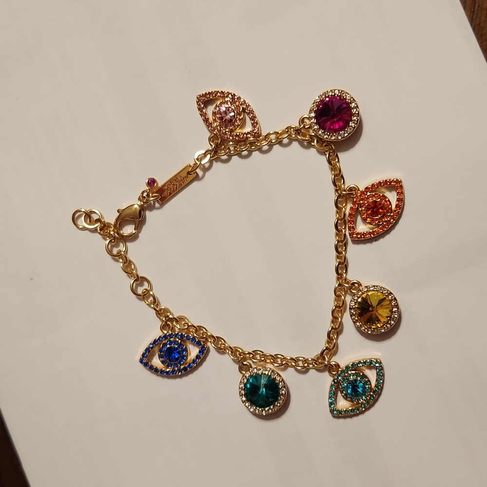 Kurt Geiger evil eye crystal bracelet